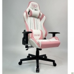 Кресло геймерское AMF VR Racer Original Grand белый/розовый