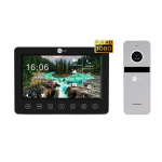 Комплект домофона NeoLight OMEGA+ HD WF Black, и Solo FHD Silver