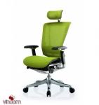 Крісло Comfort Seating NEFIL LUXURY MESH Ергономічне Green