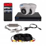 Комплект видеонаблюдения SEVEN KS-7612I-2MP на 2 камеры 2Мр