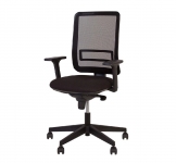 Кресло офисное Новый Стиль Smart R Net Black ES PL70