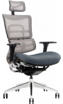 Кресло офисное GT RACER X-802 BRIGHT Gray (W-20, B-40)