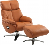 Кресло-реклайнер Qlab RC280BR Leather Brown