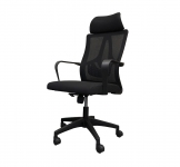 Кресло офисное Аклас Амир HR 8005A черный (00060143)