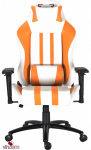 Крісло геймерське GT Racer X-2608 White/Orange