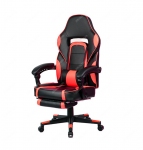 Кресло геймерское Goodwin Parker black/red с подставкой