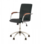 Офисное кресло для конференций Новый Стиль Samba GTP Tilt CHR10 Черный