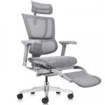 Кресло компьютерное MIRUS-IOO 2 Legrest (IOOE2-AG-HAM-5D-L+LM) Grey