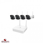 Комплект видеонаблюдения IP Uniview KIT/NVR301-04LB-W/4*2122SR3-F40W-D
