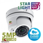 Відеокамера Partizan Варіфокальна IPD-VF5MP-IR Starlight 3.0 Cloud