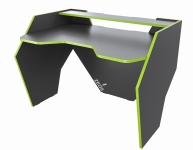 Стол компьютерный геймерский ZEUS GROM черный/зеленый