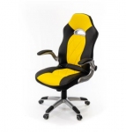 Кресло Аклас Форсаж-8 PL GTR TILT чёрно-жёлтый