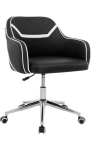 Кресло офисное GT Racer H-8042 Black/White