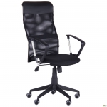 Кресло офисное AMF Ultra сиденье А-1/спинка Сетка черная/Скаден черный