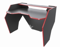 Стол компьютерный геймерский ZEUS GROM черный/красный