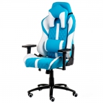 Кресло геймерское Special4You ExtremeRace light blue/white