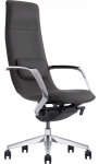 Кресло офисное GT Racer X-003A LEATHER DARK Gray