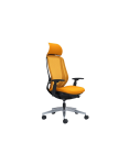 Крісло комп'ютерне Okamura Sylphy Extra High Black/Orange