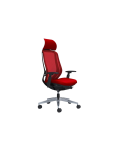 Кресло компьютерное Okamura Sylphy Extra High Black/Red