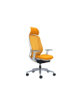Крісло комп'ютерне Okamura Sylphy Extra High White/Orange