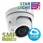 Видеокамера IP Partizan IPD-VF5MP-IR Starlight 3.4 Cloud