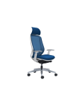 Крісло комп'ютерне Okamura Sylphy Extra High White/Blue medium