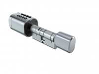 Розумний дверний біометричний замок SEVEN LOCK SL-7774BF silver (100-150 мм)