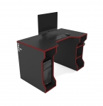 Стол компьютерный ZEUS TRON-4 черный/красный
