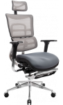 Кресло офисное GT RACER X-802L BRIGHT Gray (W-20, B-40)