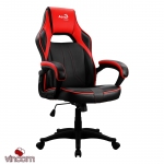 Кресло геймерское AEROCOOL AC40C AIR Black/Red