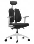 Кресло офисное DUOREST D2 white/gray ортопедическое