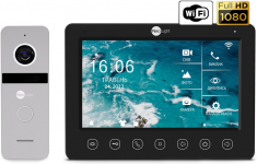 Комплект домофону NeoLight OMEGA+ HD WF Black, та Prime FHD (Pro) Silver