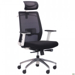Кресло офисное Amf Install White Alum Black/Black