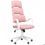 Крісло офісне AMF Spiral White Pink