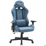 Кресло геймерское Amf VR Racer Textile Maximus ткань синяя