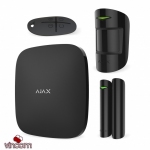 Комплект беспроводной GSM сигнализации Ajax StarterKit black