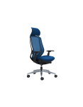 Кресло компьютерное Okamura Sylphy Extra High Black/Blue medium