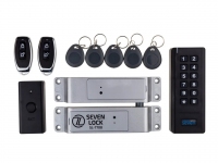 Бездротовий комплект контролю доступу з радіобрелками SEVEN LOCK SL-7708r black