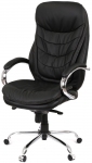 Крісло офісне Аклас Валенсія Soft CH MB (шкіра LC-A Black)