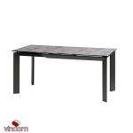 Стол раскладной Concepto VERMONT IRON GREY стекло 120-170 см