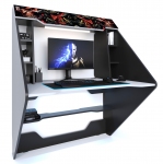Стіл комп'ютерний геймерський навісний ZEUS Andelectric NS2