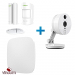 Комплект сигналізації Ajax StarterKit White + відеокамера Foscam C2