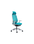 Кресло компьютерное Okamura Sylphy Extra High White/Blue light