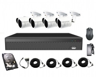 Комплект видеонаблюдения CoVi Security ADH-4W KIT + HDD500