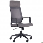 Кресло офисное AMF Twist black серый