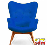Крісло SDM Флорине синій