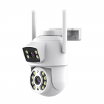 IP PTZ-відеокамера з WiFi 4MP (2*2MP) Light Vision VLC-9192WI/2C (Tuya) f=3.6mm+3.6mm, ІЧ+LED-підсвічування