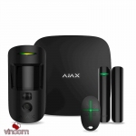 Комплект охоронної сигналізації Ajax StarterKit Cam Plus Black