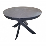 Стіл розкладний Concepto MOON BLACK MARBLE кераміка 110-140 см