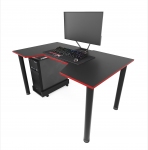 Стол компьютерный ZEUS GAMER-3 черный/красный